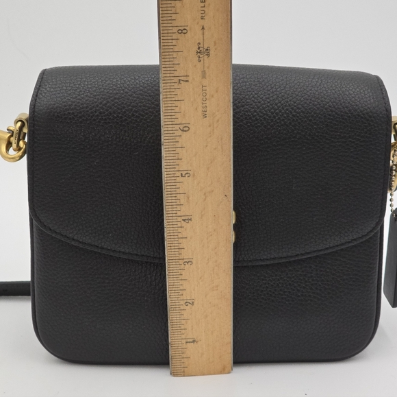 Coach Cassie 19 In Pebbled Leather,  Black - Picture 13 of 16